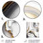 Abstrait géométrique marbre marbre gris I - décoration murale abstraite en métal-87838570