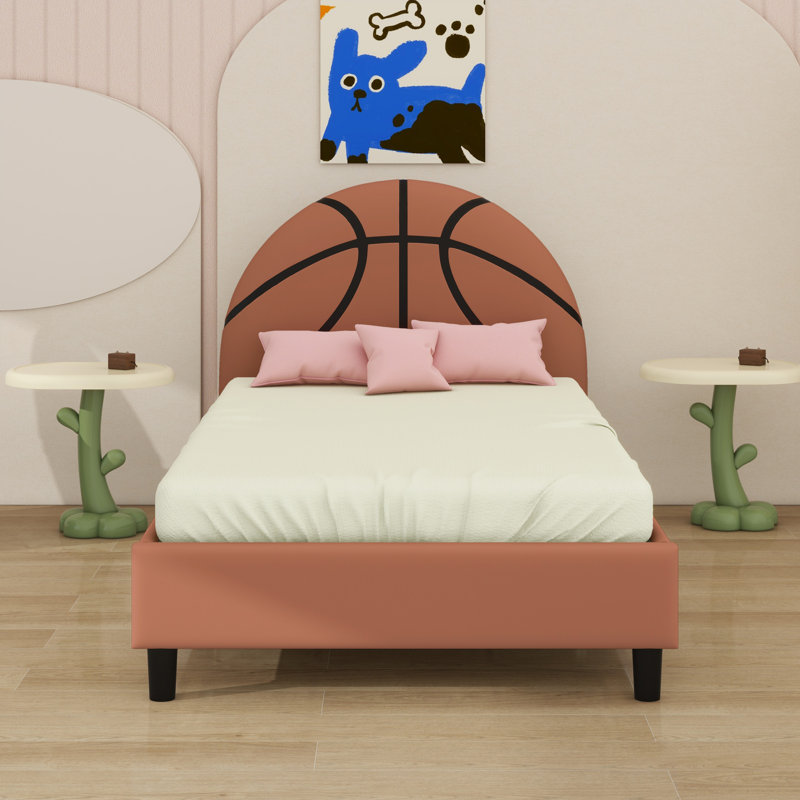 Lit plateforme tapissier Basketball Design