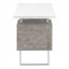 Bureau d'ordinateur 60 pouces avec tiroirs de rangement