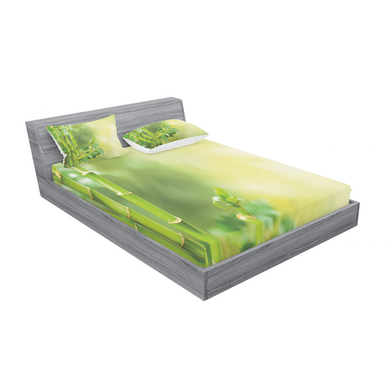 Microfiber Sheet Set, Queen Sheet Set with 2 Pillowcases