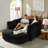 Dayman 125" W Storage Sectional with Ottoman-100235132