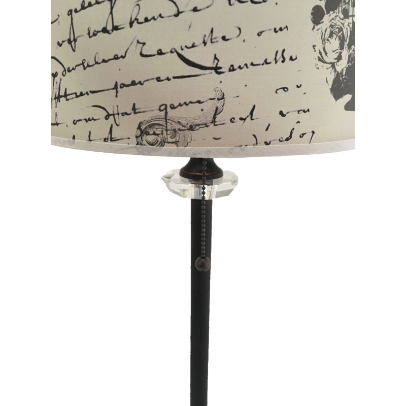 Ramel Crystal Buffet Lamp, Bronze