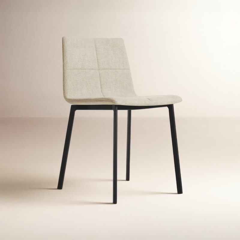 Between Us Upholstered Dining Chair, Tait Stone Textured Basketweave