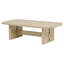 Table basse rectangulaire Beige Oak Coastal
