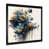 Impression noire sur toile encadrée sélectionné