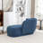 Faux Fur Upholstered Chaise Lounge Chair-372344143