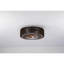 Ventilateur encastré moderne de 20 po, ventilateurs de plafond avec lumières (sans ampoules incluses) et télécommande, 6 vitesses, moteur à courant continu silencieux pour le salon, la chambre à coucher, la cuisine - bois