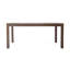 Table de jardin en bois brun foncé de 69 po - eau, style buffet, spacieuse et attrayante pour l'extérieur brun, style buffet captivant
