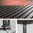 Metal Louvered Pergola with Solar LED-105653507