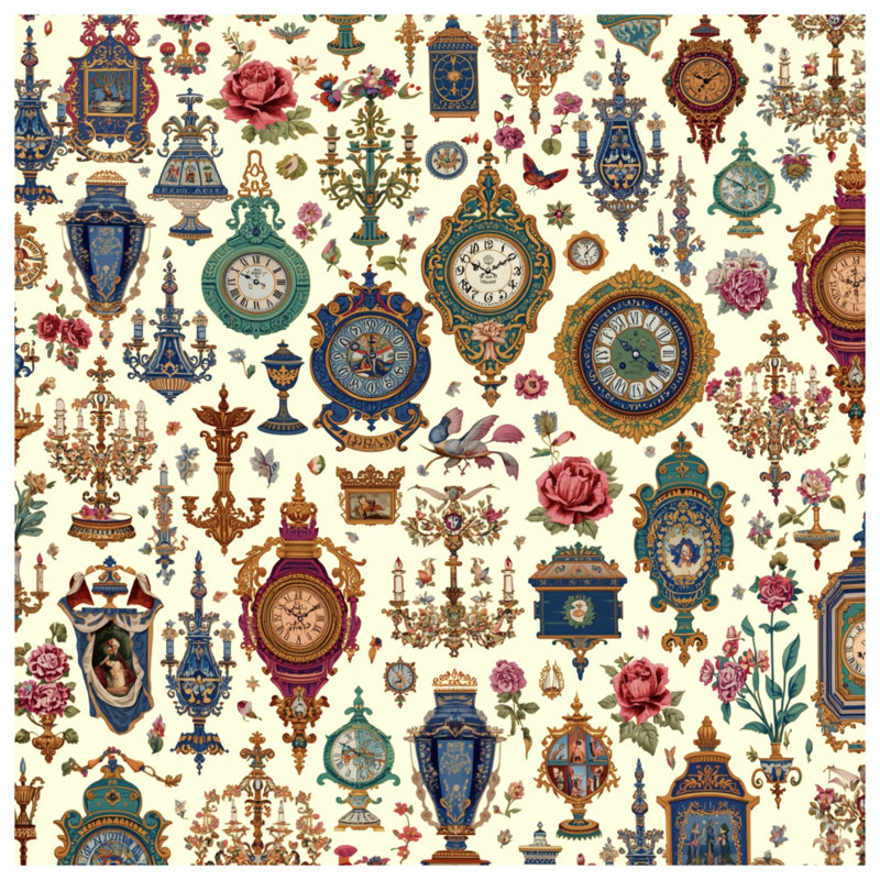 Coussins Victorian, 18 x 18 inches