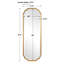 Miroir biseauté pleine grandeur traditionnel Everly-60553677