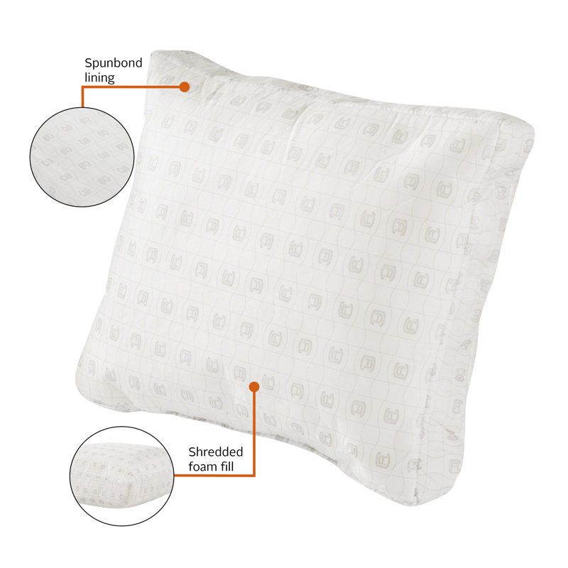 Classic White Foam Patio Lounge Chair Cushion