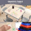 Ensemble de table pour enfants et 4 chaises, table pour tout-petits à hauteur réglable avec bureau Graffiti-2103237243