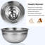 5 Pcs Stainless Steel Nesting Mixing Bowls Set