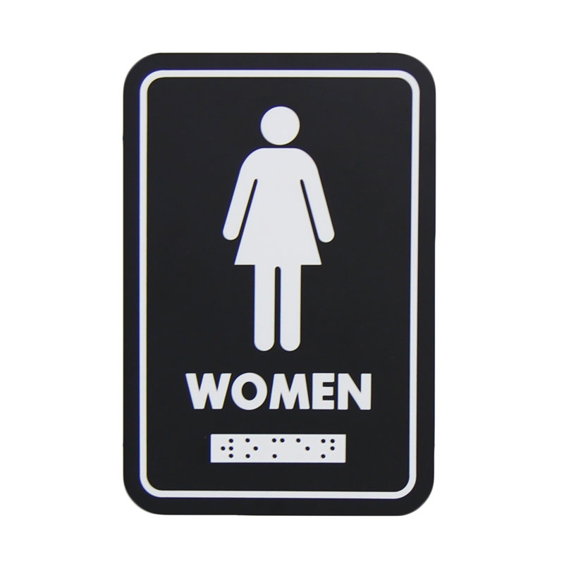 Panneau de signalisation féminin