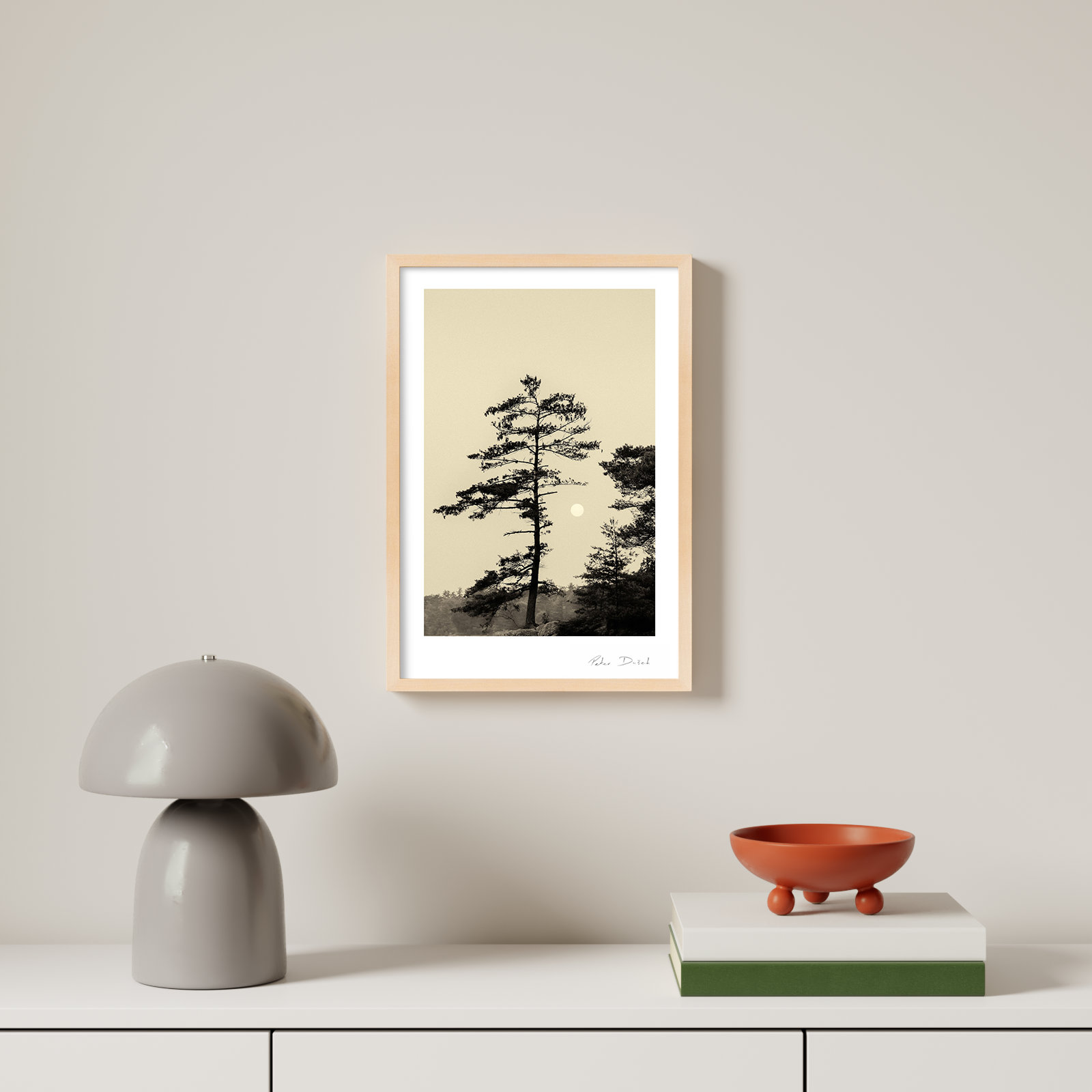 Serenity by Peter Dušek, Brown, 20" H x 14" W x 1.25" D