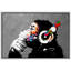 Pop Urban Street "Banksy Thinge Monkey With Head écouters-97558845-97558848-119460986