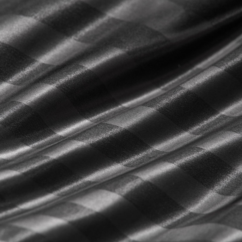 Juicy Couture Silky Satin Damask Sheet Sets, Black, Twin XL Sheet Set
