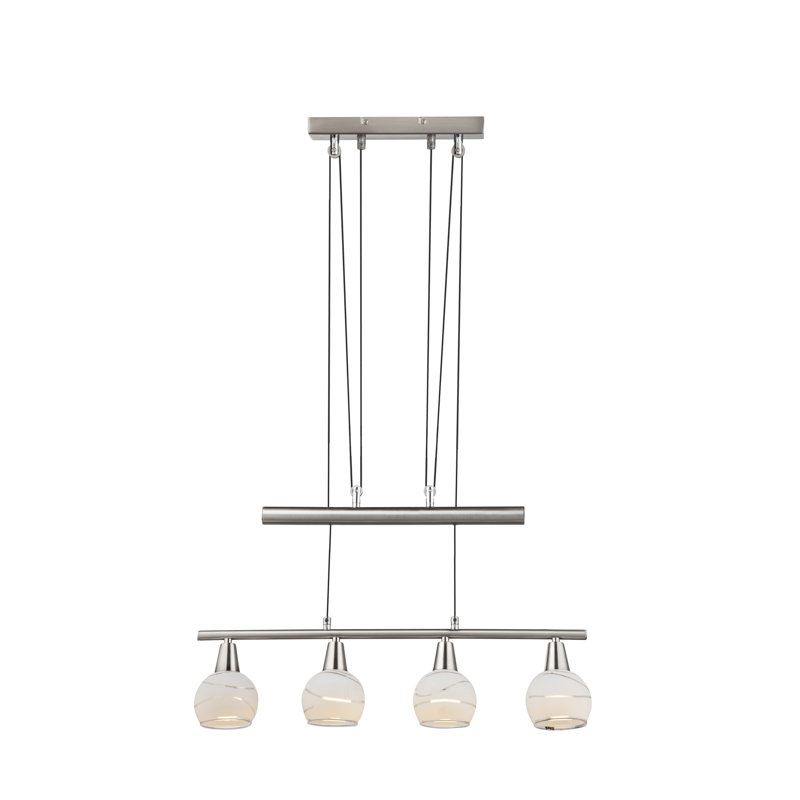 Mcmurray 4 - Light Satin Kitchen Island Pendant