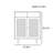 Simple Louver Shoe Storage Cabinet