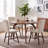 Arshveer 48-Inch Round Wood Dining Table