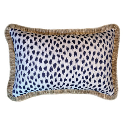 Sallie Duncan Designs Fringed Sunbrella® Outdoor Throw Pillow