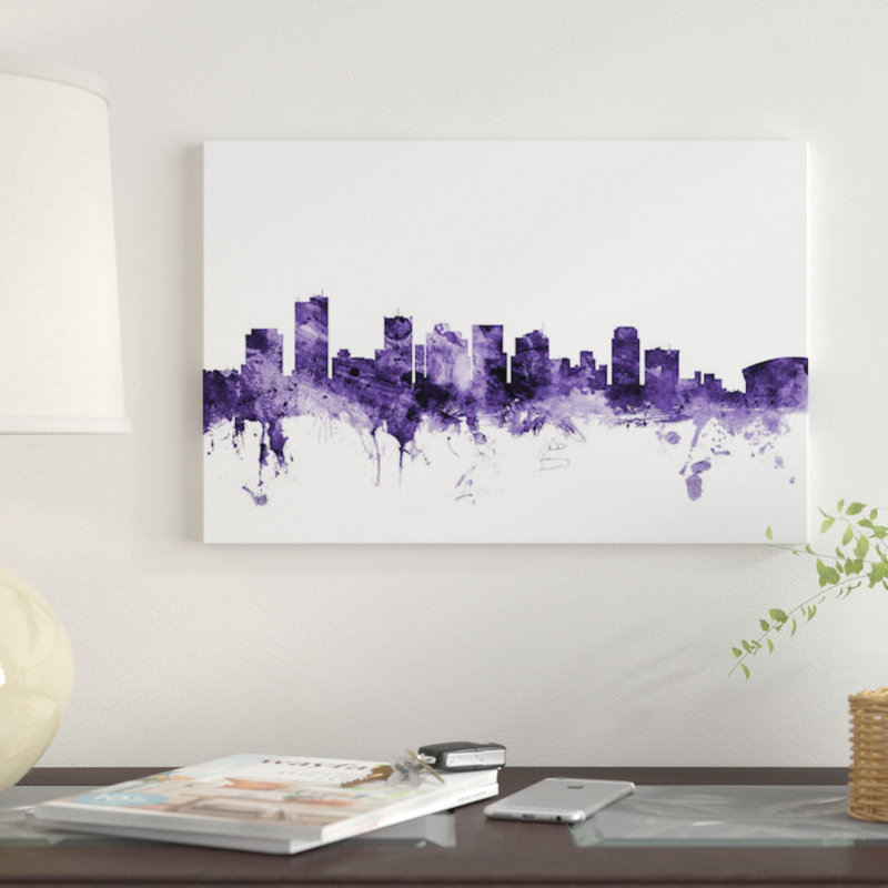 « phoenix, arizona horizon » par michael tompsett, reproduction d’impression sur toile tendue, H 18 po x l 26 po x P 1,5 po