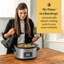 Mijoteuse Crock-Pot programmable en acier inoxydable de 6 pintes avec technologie MyTime