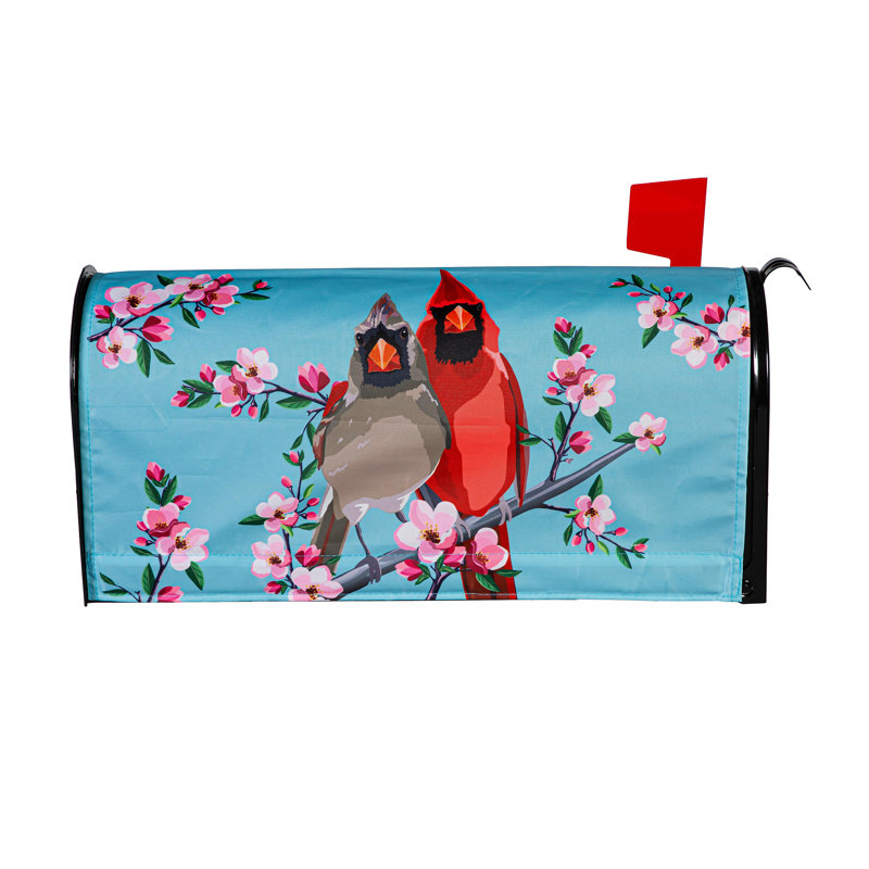 Couvercle de boîte aux lettres Cardinal Couple