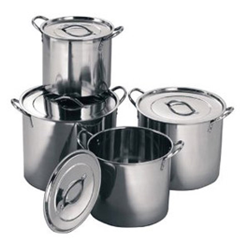 Ensemble de casseroles en acier inoxydable 4 pièces avec couvercle starcraft