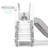 Cosvalve 70.9'' W Indoor and Outdoor Plastic Climber with Double Slide-89595030