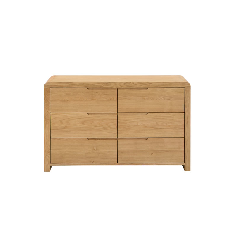 Bruner 120 cm W Chest of 6 Drawers