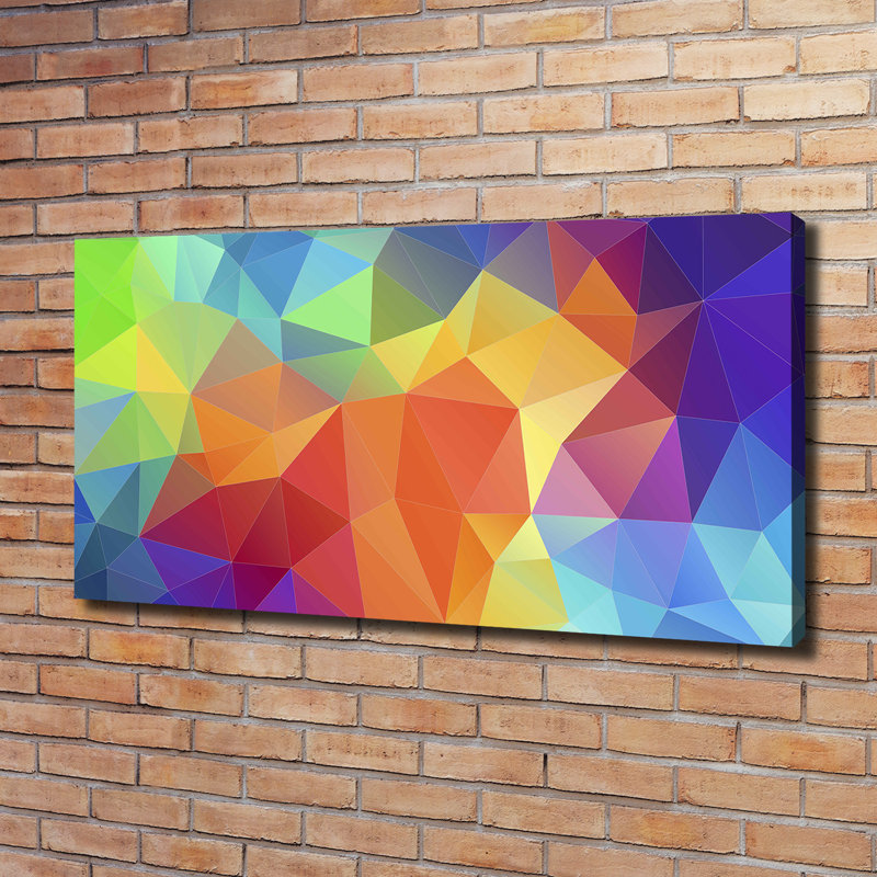 Geometric Background - No Frame Print on Canvas