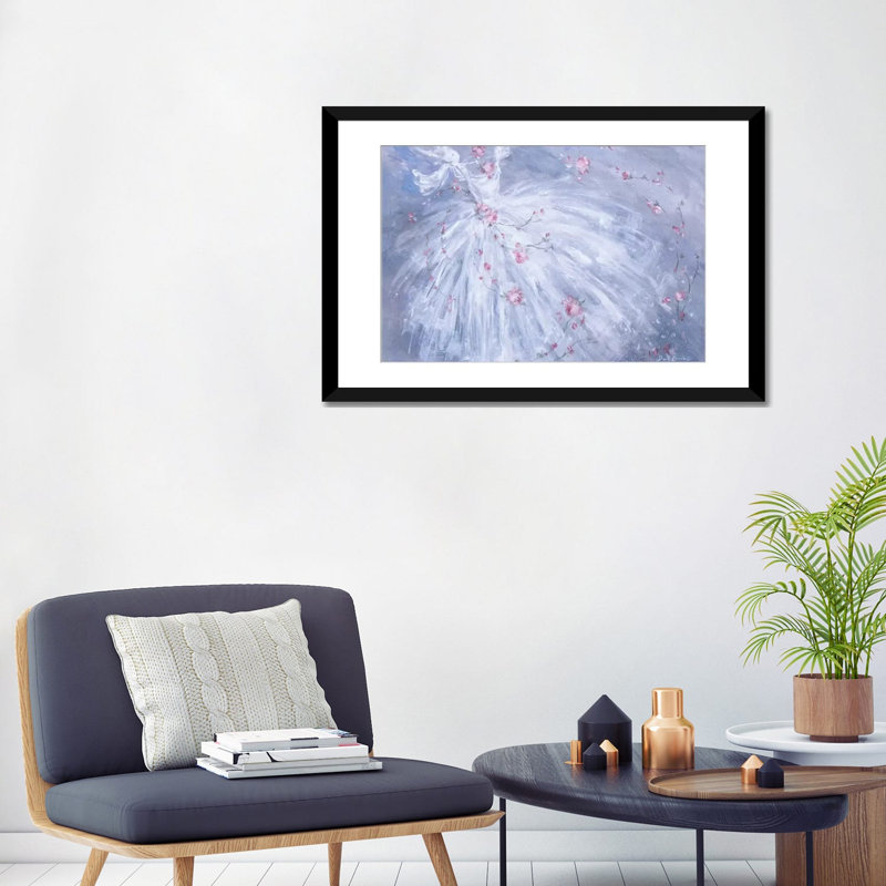 Danse de fleurs par Debi Coules - Impression sur toile tendue sur châssis, H 24 po x l 32 po x P 1 po, Blanc