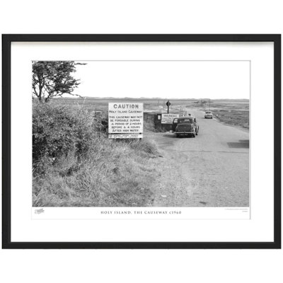 Holy Island, The Causeway C1960 - Single Picture Frame Print