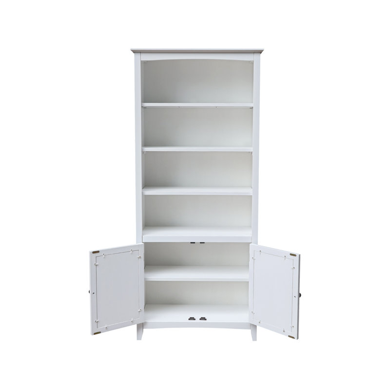Bibliothèque standard DUFREEN, (6 tablettes) H 72 po x l 32 po x P 12 po, Blanc