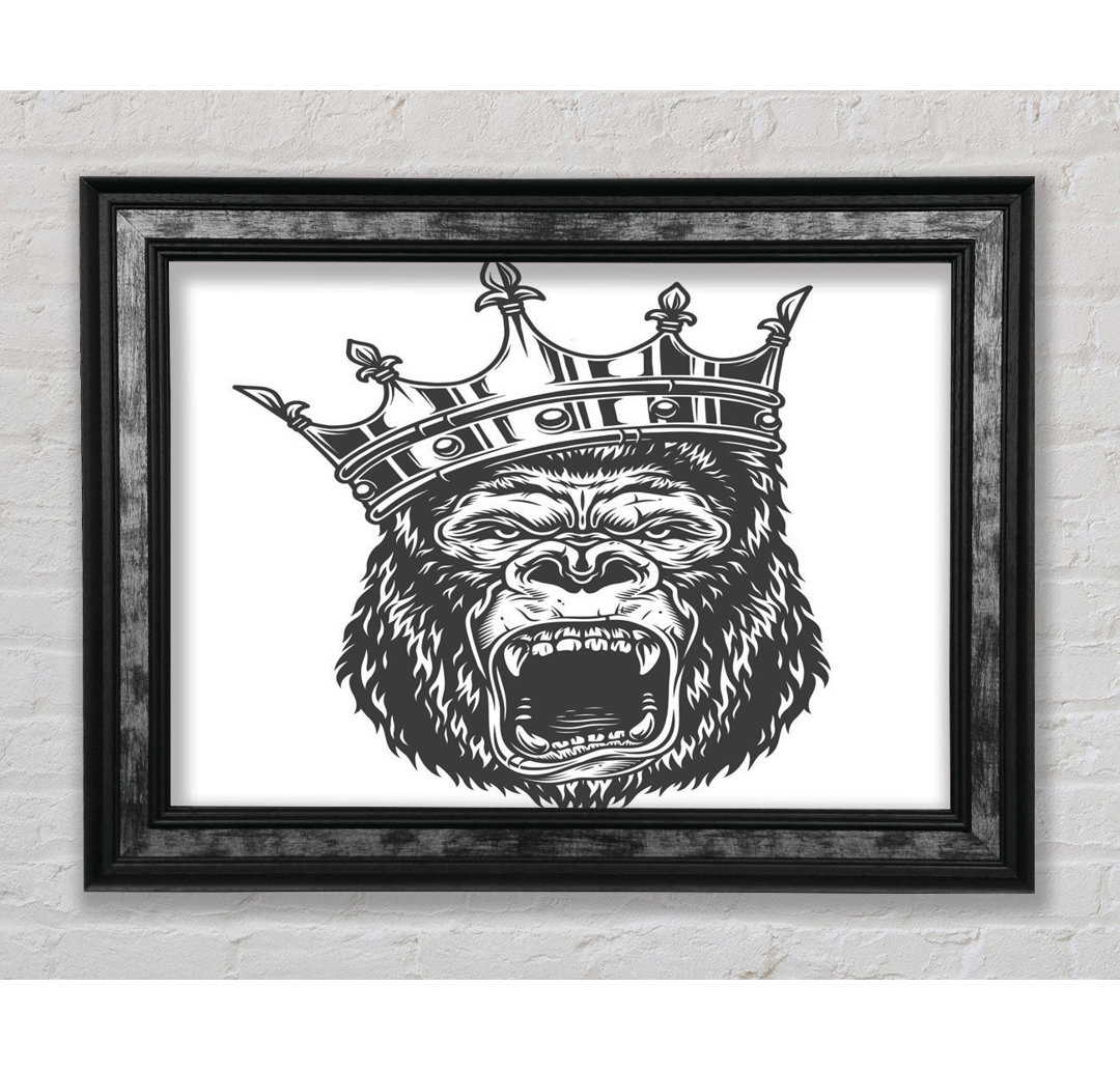 King Kong Crown - Einzelner Bilderrahmen Kunstdrucke