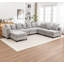 Canapé modulaire en U rembourré 7 pièces Kempson-1583540325