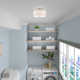 Flaire 2 Light Fabric Semi Flush Mount