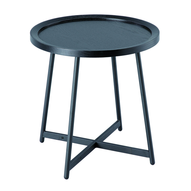 Tray Top Cross Legs End Table