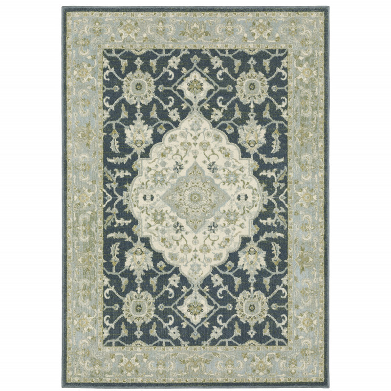 Howard Beach Oriental Indoor Rug, Rectangle 9'10" x 12'10"
