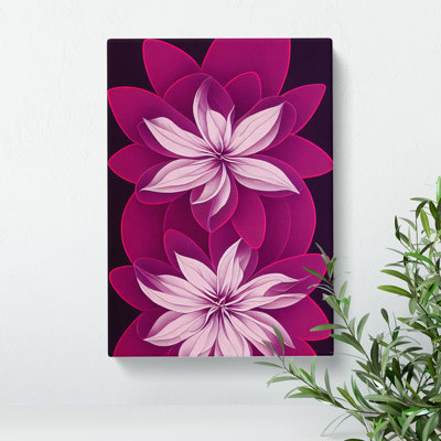 The Thrilling Flowers - Wrapped Canvas