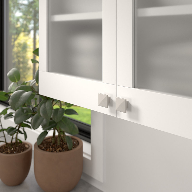 Expression Square Knob, Matte Nickel