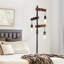 Lampe sur pied (bois naturel + caramel)
