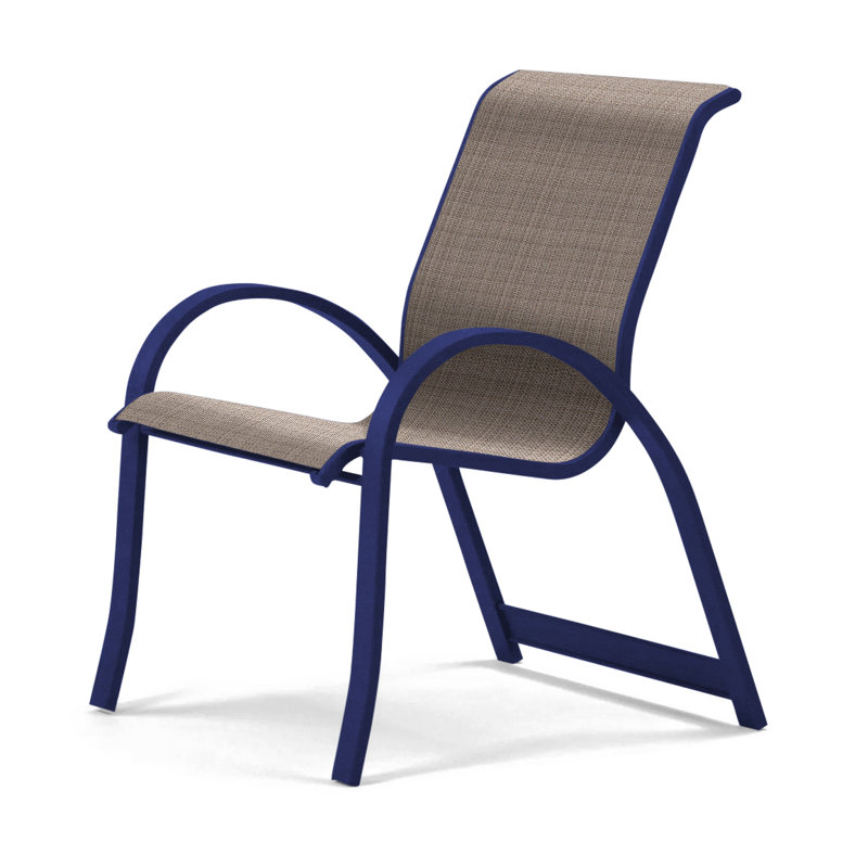 Fauteuil de salle à manger empilable Hiraku, Pierre Elevation, Désert