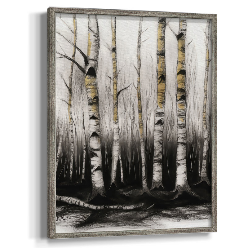 LANDSCAPES Series XX Framed Print - Solid Wood, 30" H x 24" W