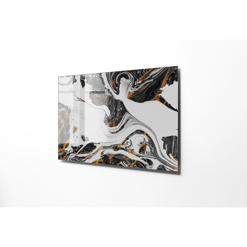 Peinture décorative en verre trempé, H 39,4 po x l 27,6 po x P 1 po