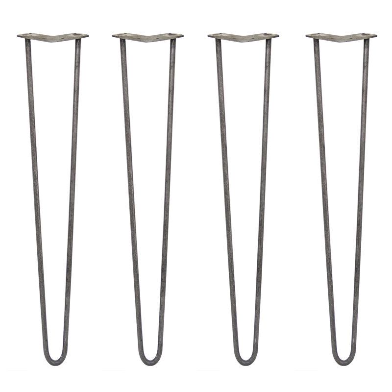 Klimek Table Leg, 71cm H x 11cm W x 8cm D, Silver