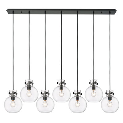 Luminaire suspendu sphère 7 lumières Amrith