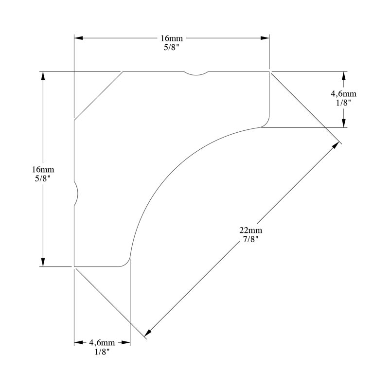 White Polyurethane Crown Moulding 78-inch Length